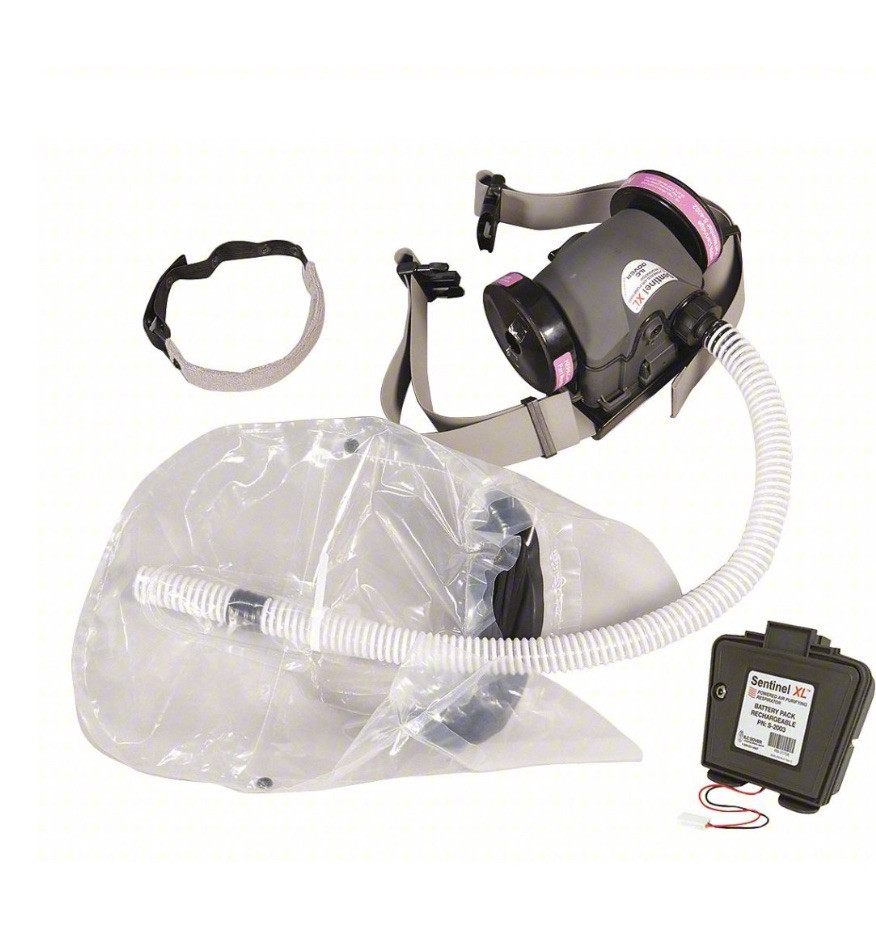 ILC DOVER Sentinel SXL-HPEZR1 PAPR System Bio Hood Battery Blower Charger Filter