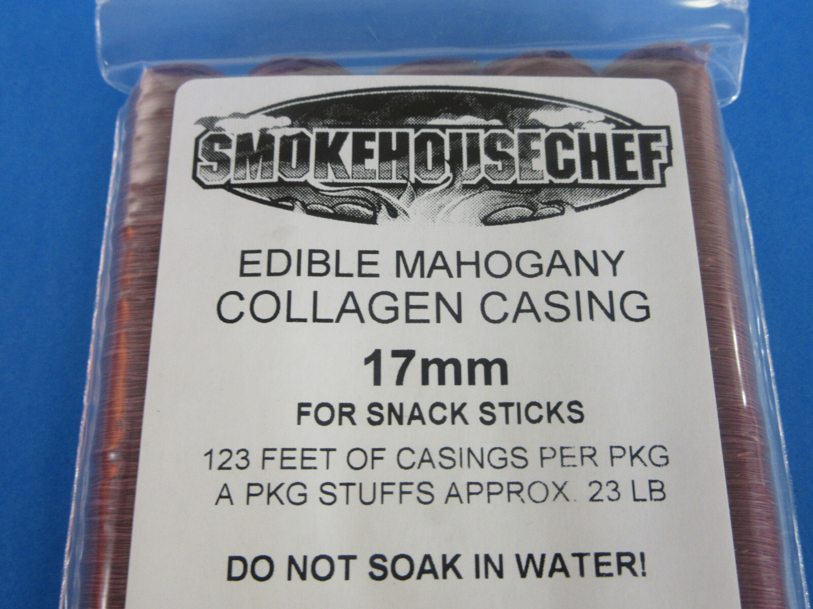 *3 SIZES* VARIETY Snack Stick Casings 17mm 19mm 21mm for 70 lbs of meat USA