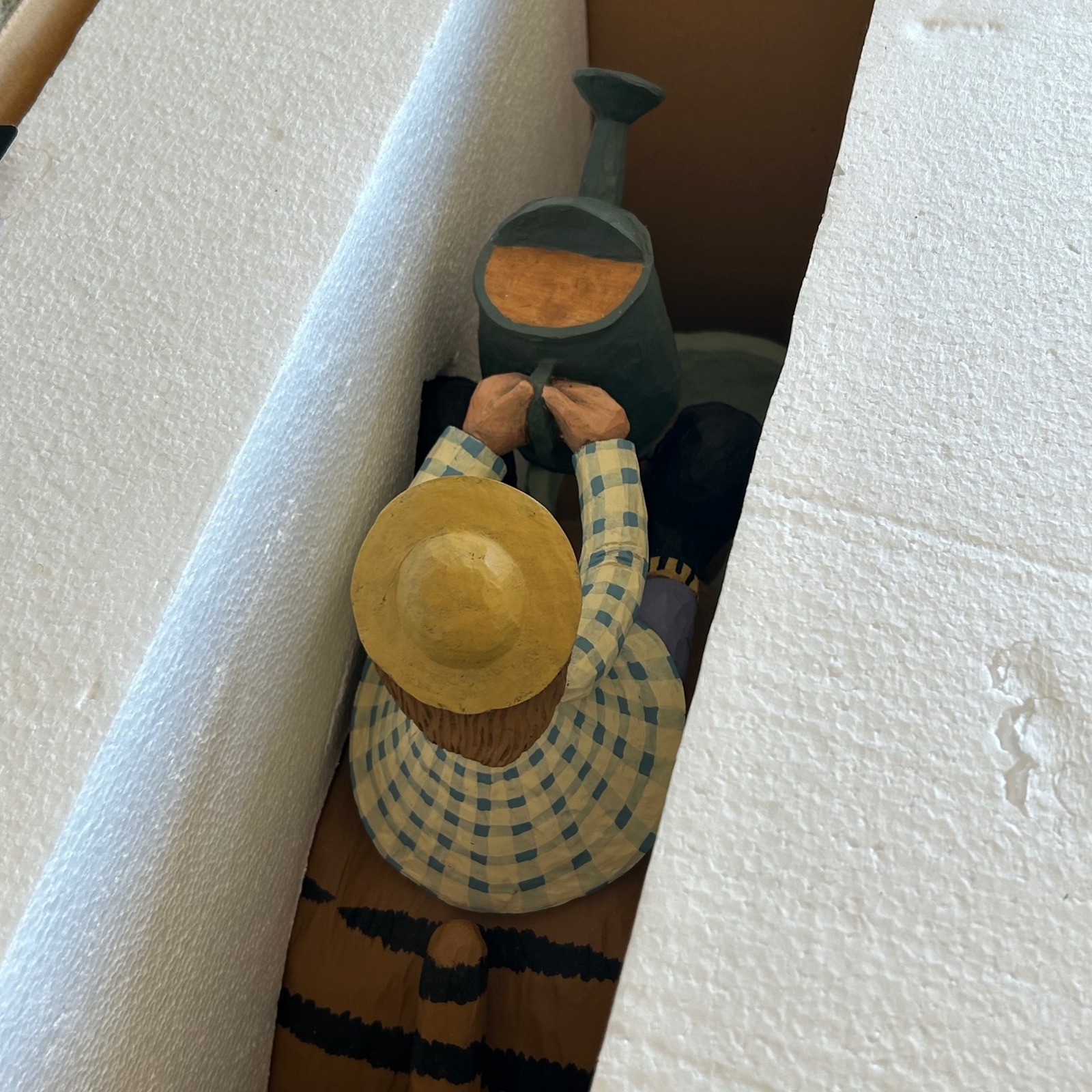 Kitty Bird Bath Feeder Williraye Studio WW7206 Folk Art Figurine Candy Dish Keys