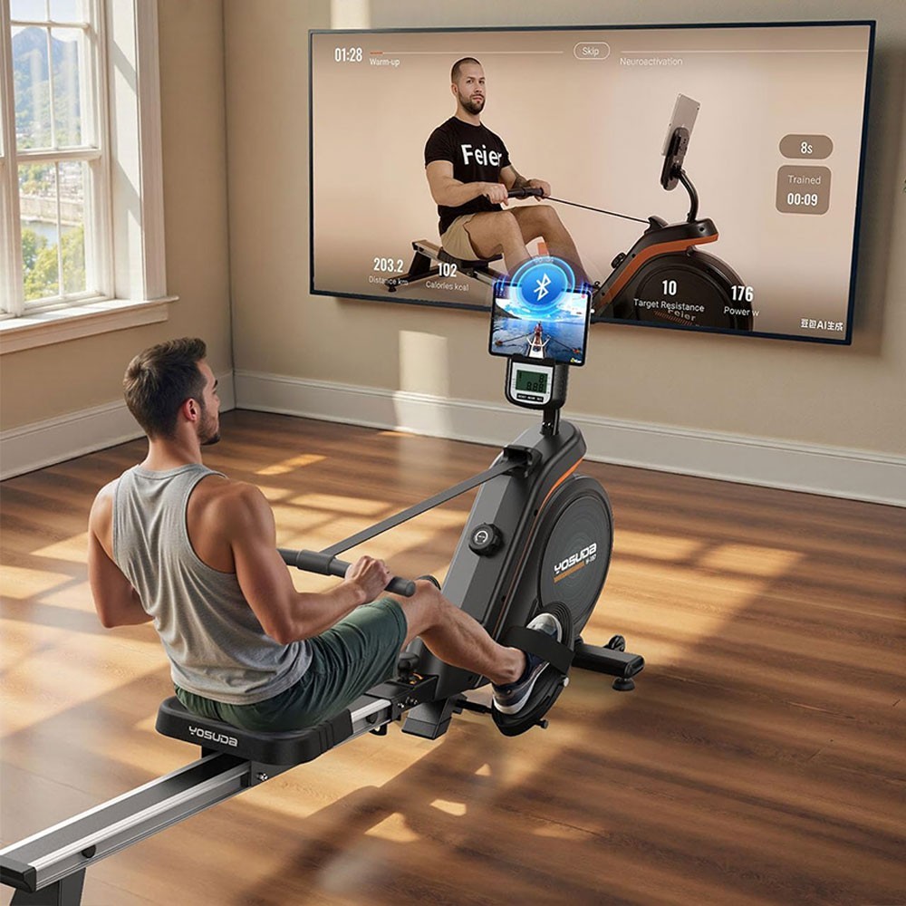 YOSUDA Magnetic/Water Rowing Machine for Home Rowing Machine for Beginners