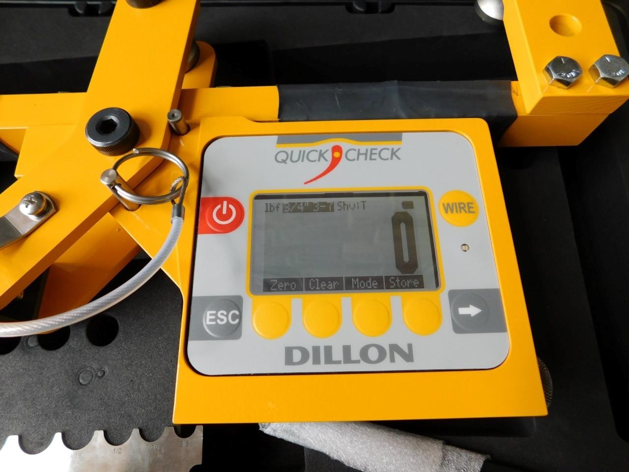 DILLON QUICK CHECK AWT05-508114 10,000 LBF WIRE TENSION METER GAUGE GAGE