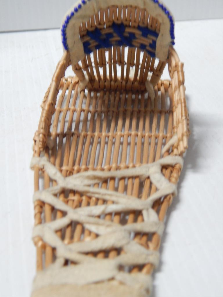 VINTAGE MINIATURE WASHOE TOY / DOLL SIZED CRADLEBOARD - MINT COND - XLNT GIFT