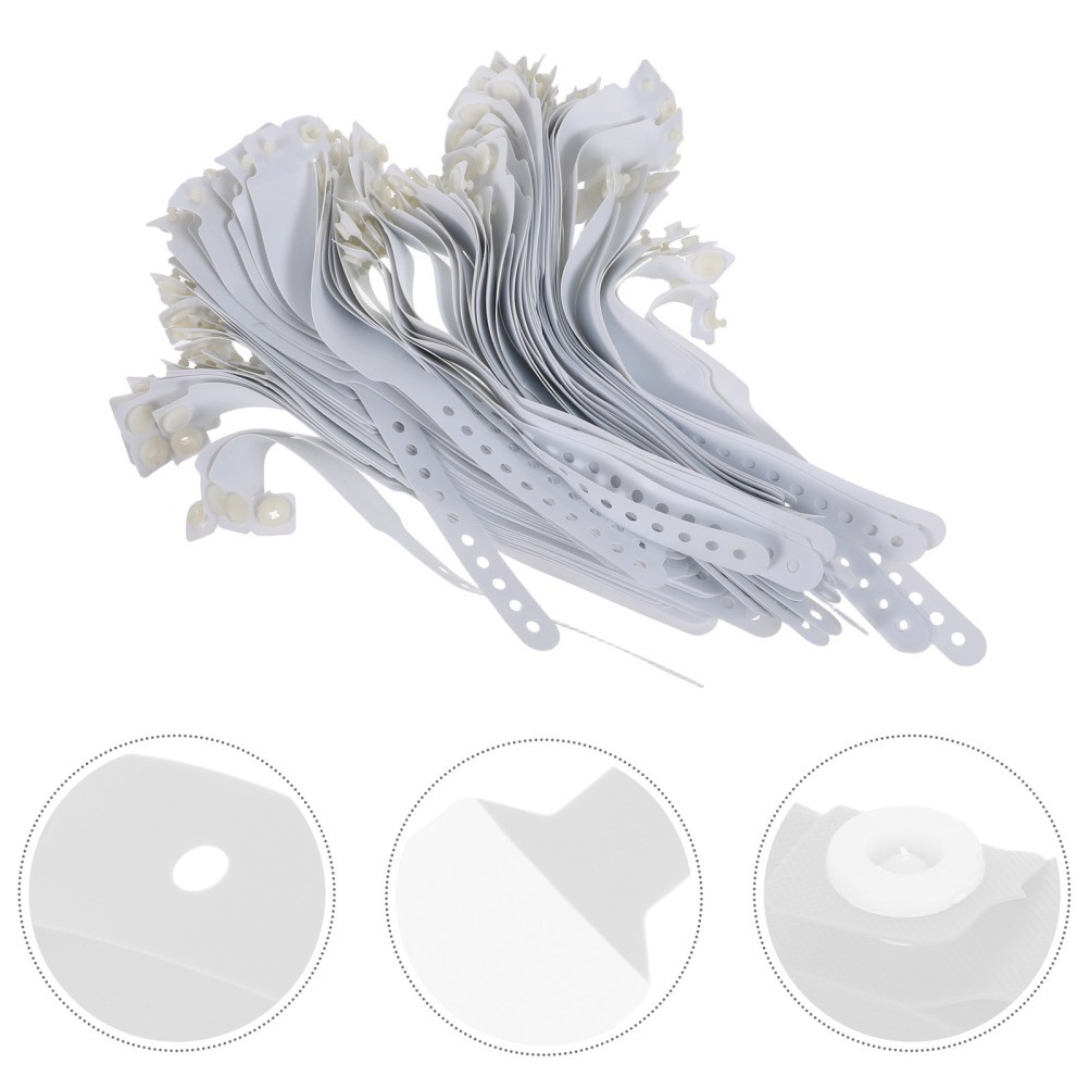 100 Pcs Disposable Hospital Id Wristbands Patient Identification Bands