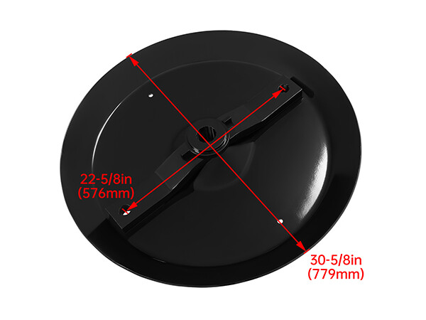 Replacement Black Blade Pan Stump Jumper For Bush Hog Brand Rotary Cutters 75HP