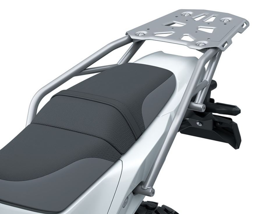 NEW Genuine Kawasaki 2026 KLE500 Rear Steel Rack Carrier Silver 99994-2271