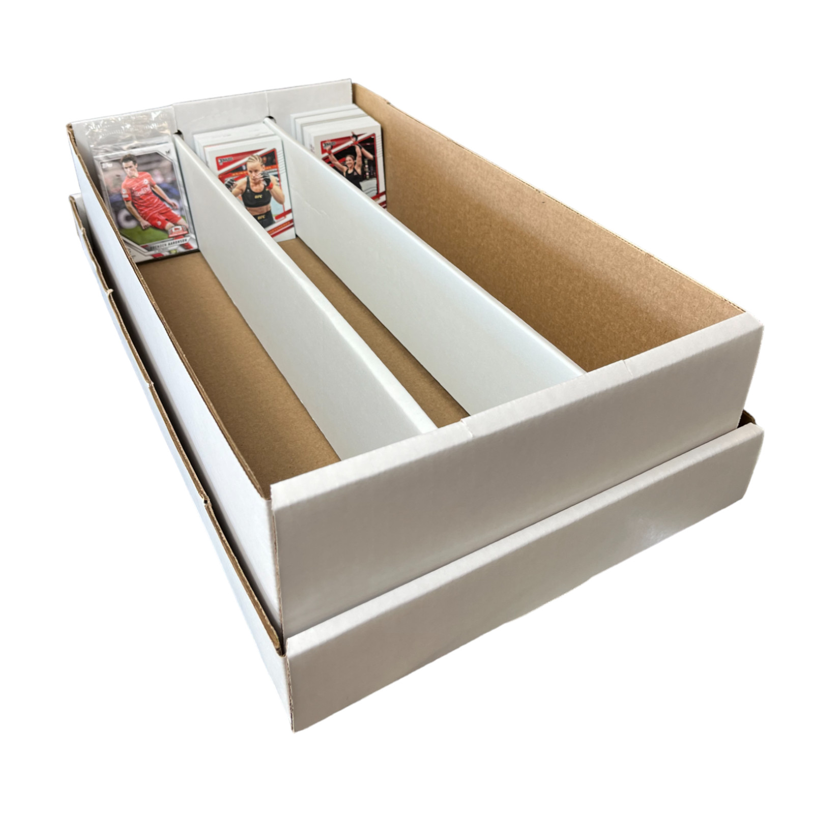 25-Pack • 3000-count • Trading Card Storage Box • Woodhaven Trading Firm