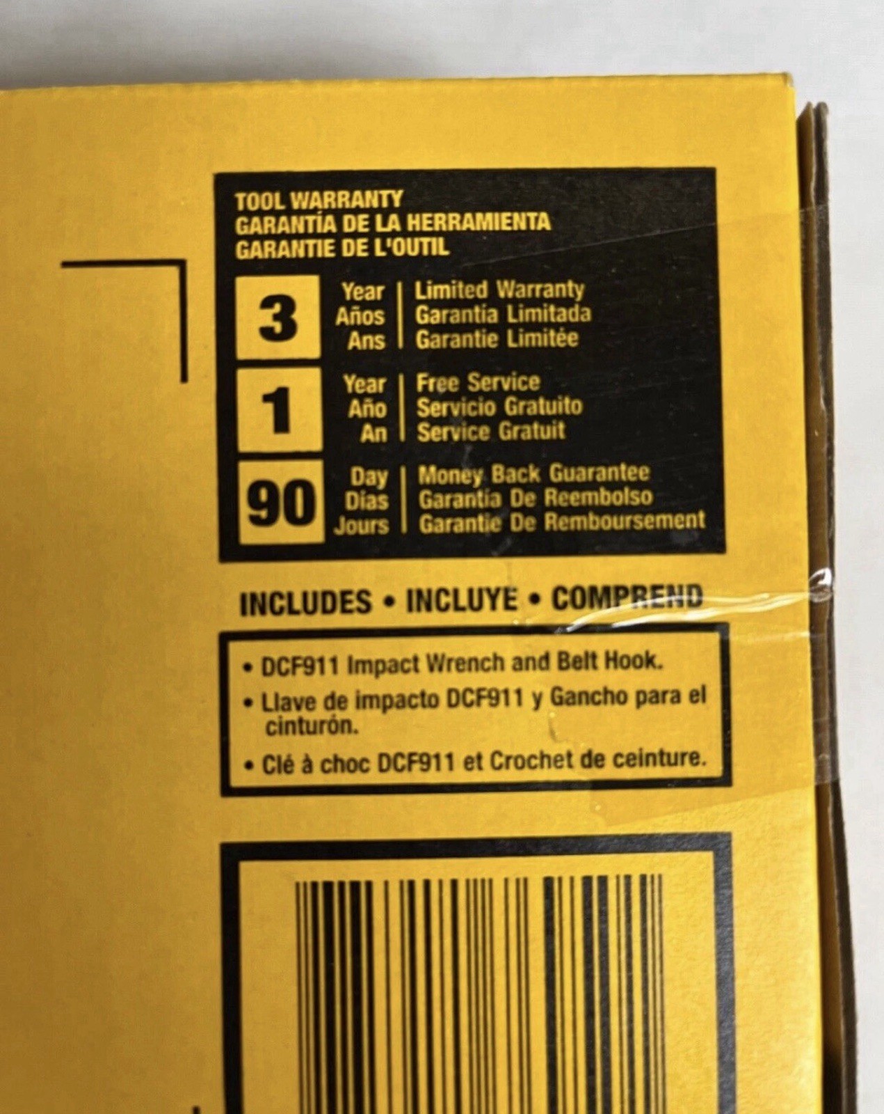 Dewalt DCF911B 20V Max 1/2 in. Cordless Impact Wrench with Hog Ring Anvil - Tool