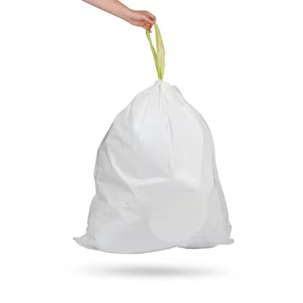 21 Gal Drawstring Garbage Bags 30 Pack Extra-Strong Trash Bags 60-80 L