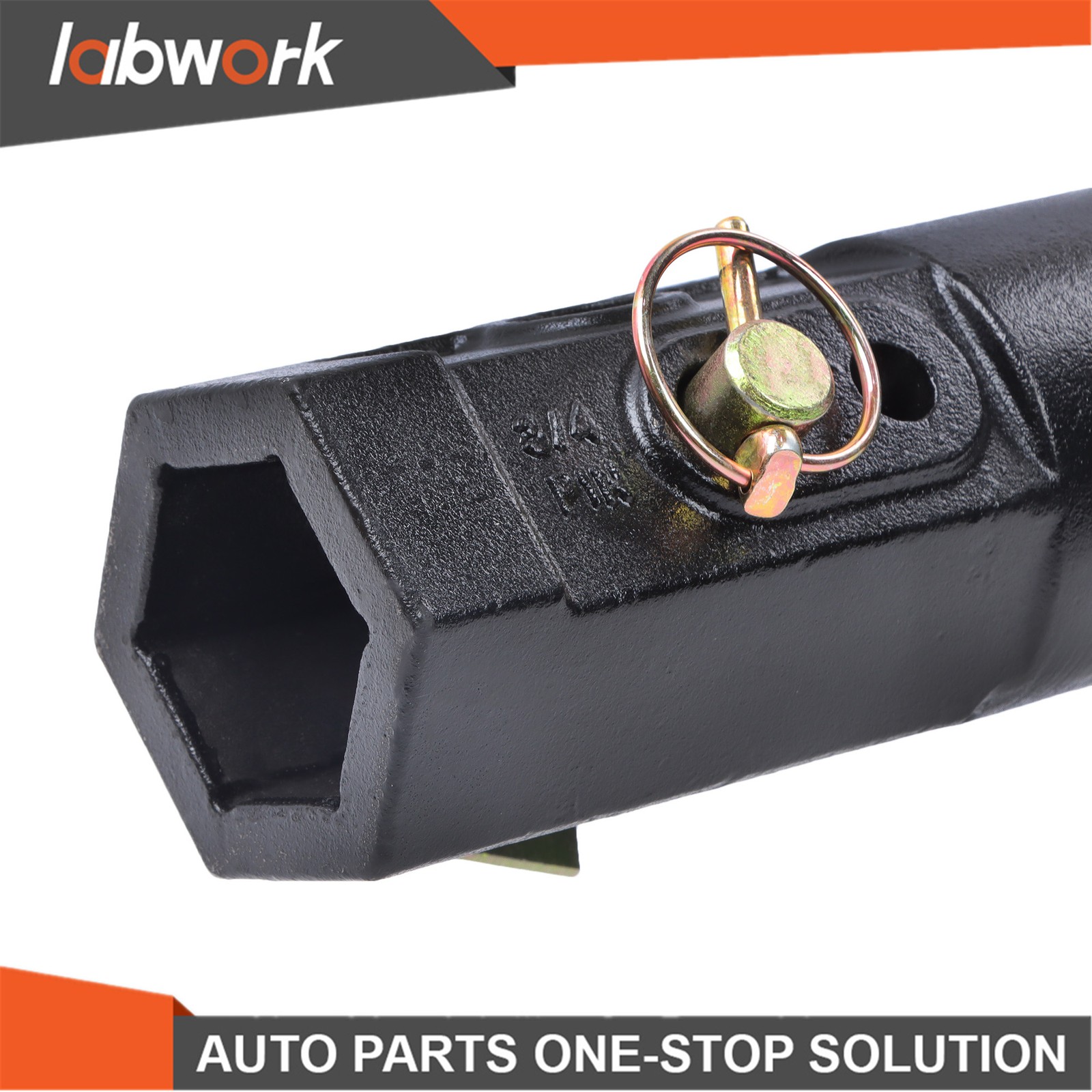 Labwork 12" x 48" Digger Auger Bit Attachment, 2" Hex Compatible