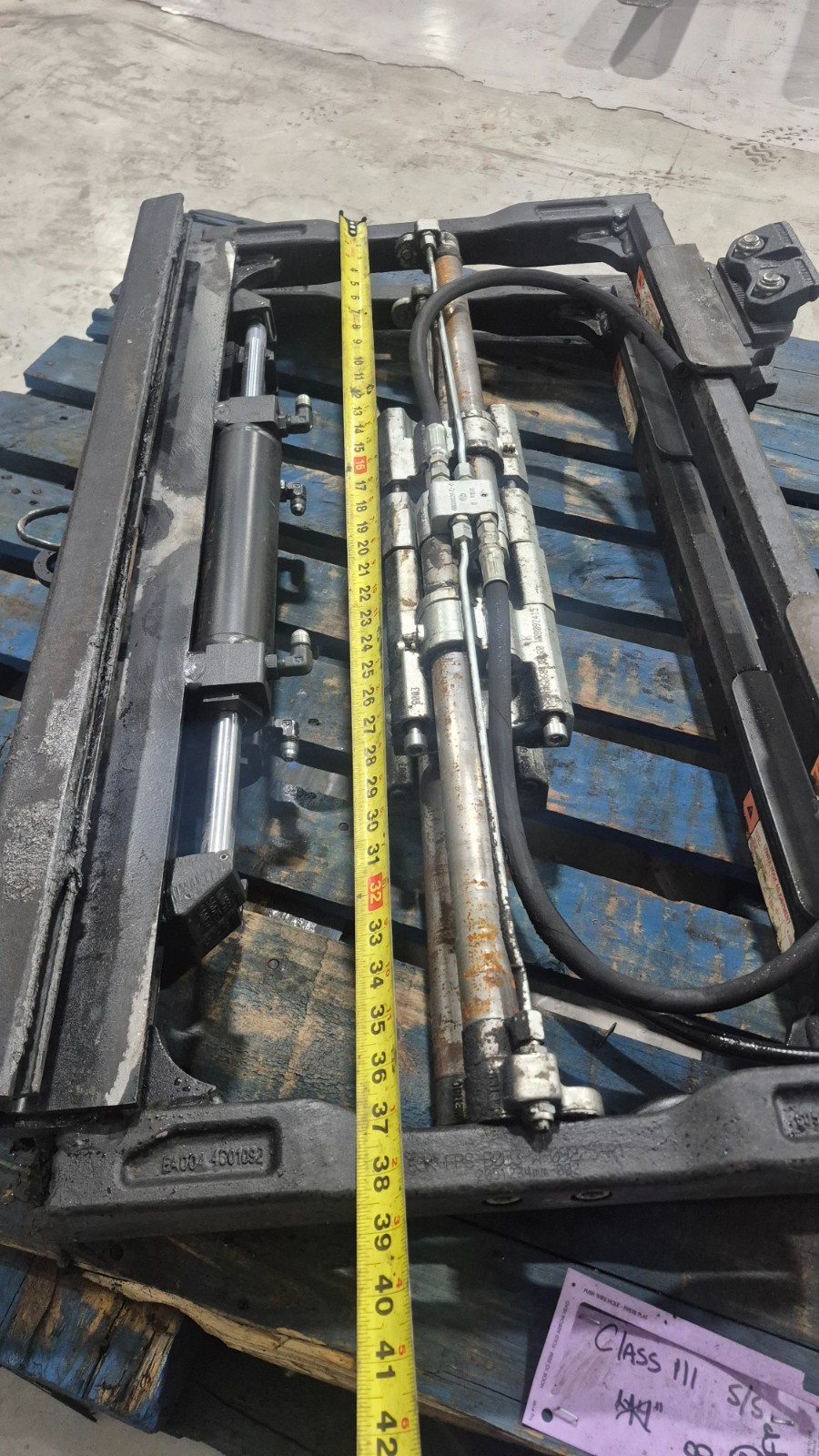 Cascade Class 3 Sidshift Fork Positinor 38 inch with 6500 CAP 65K-FPS-576