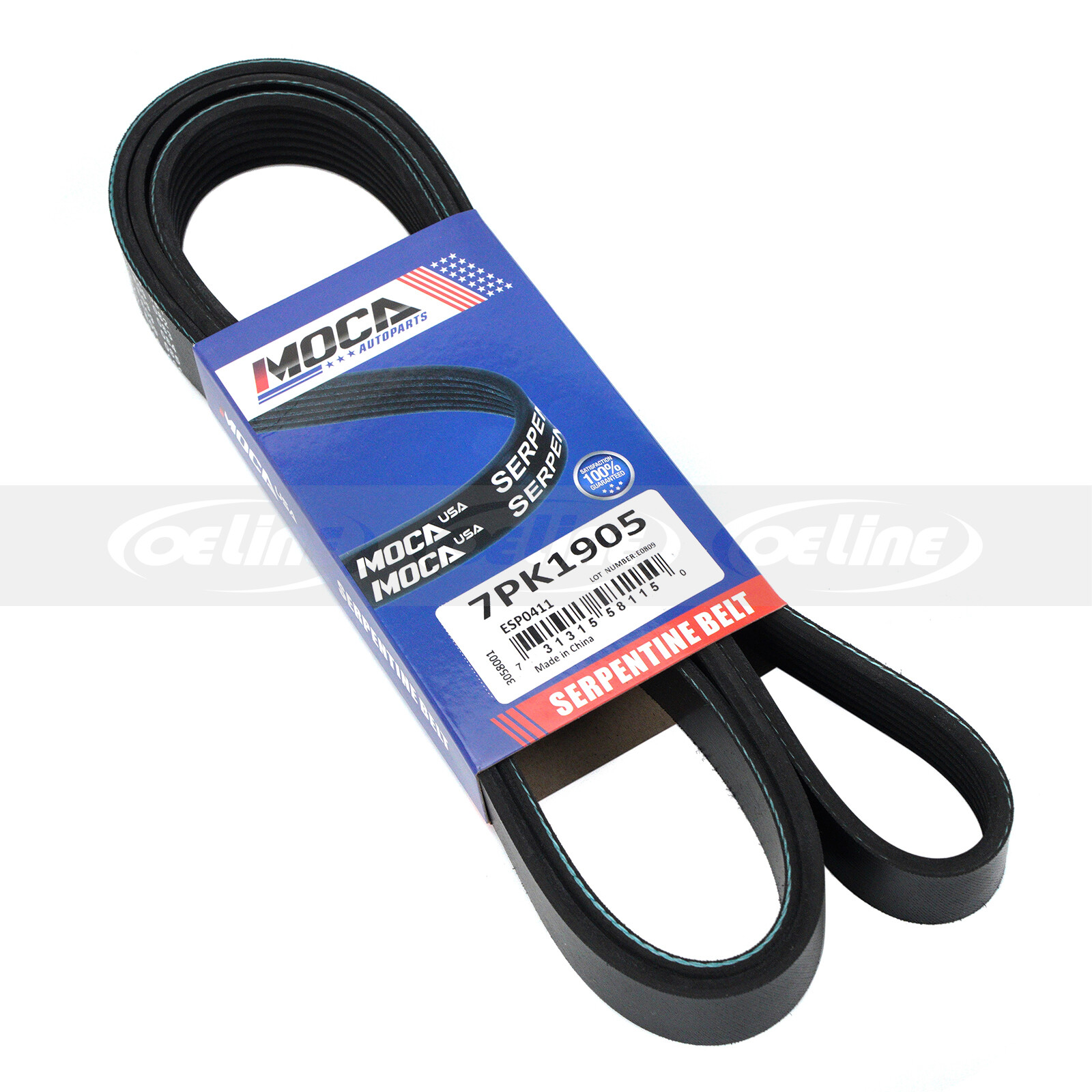 7PK1905 EPDM Serpentine Belt for Toyota Camry RAV4 Corolla Matrix Scion xB Vibe