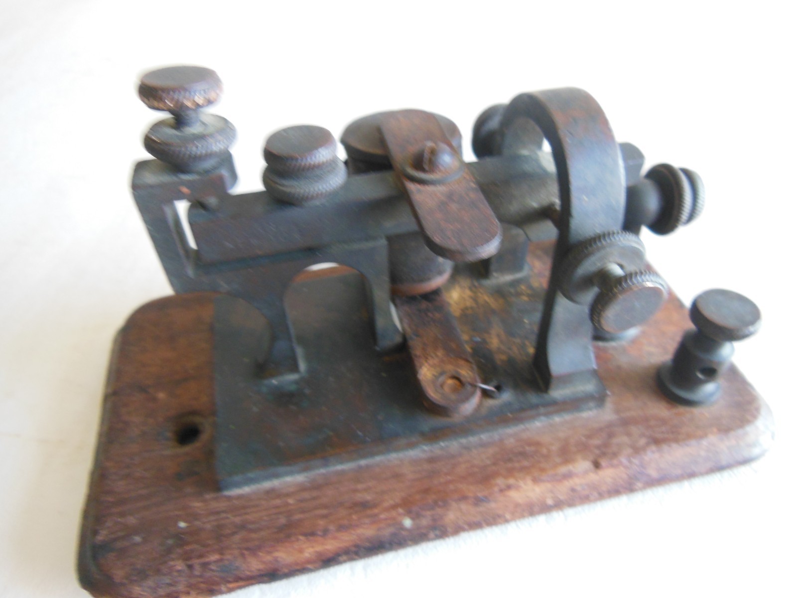 Vintage Telegraph Brass Sounder Morse Code