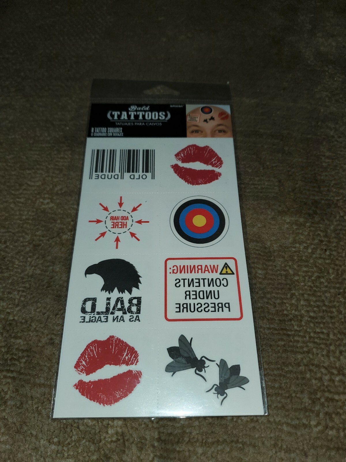 Funny Tattoos For Bald People 8 Tatoo Gag Gifts