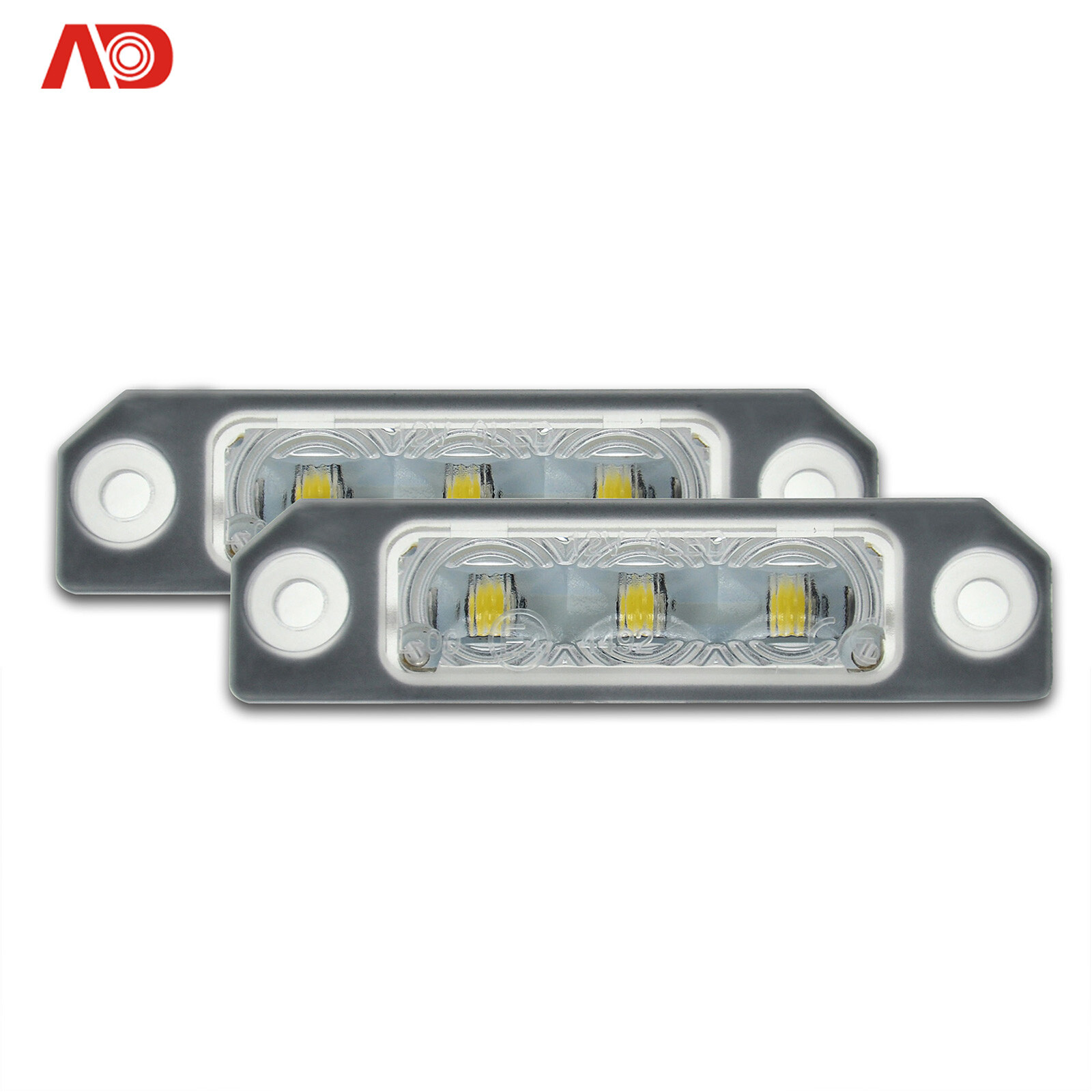 2x LED License Plate Light Tag Lamp For Ford Fusion Focus Mustang Flex Taurus SE