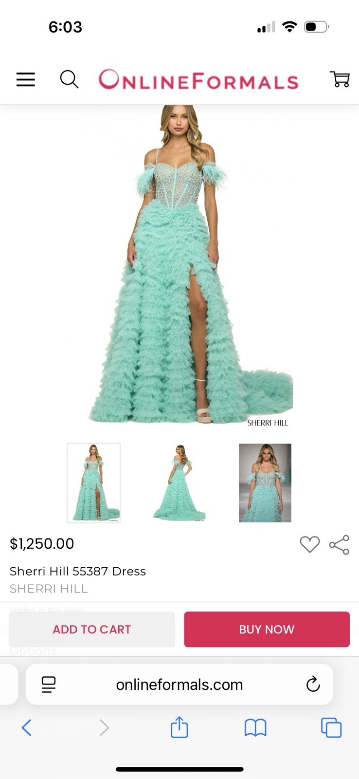 Sherry Hill Gown 55387 Tulle, Feathers Size 00