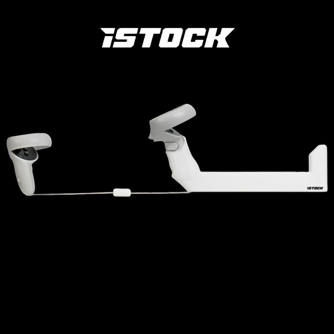 iSTOCK VR Gunstock Compatible with Meta Quest 2 & 3 & Pro & Hp Reverb G2