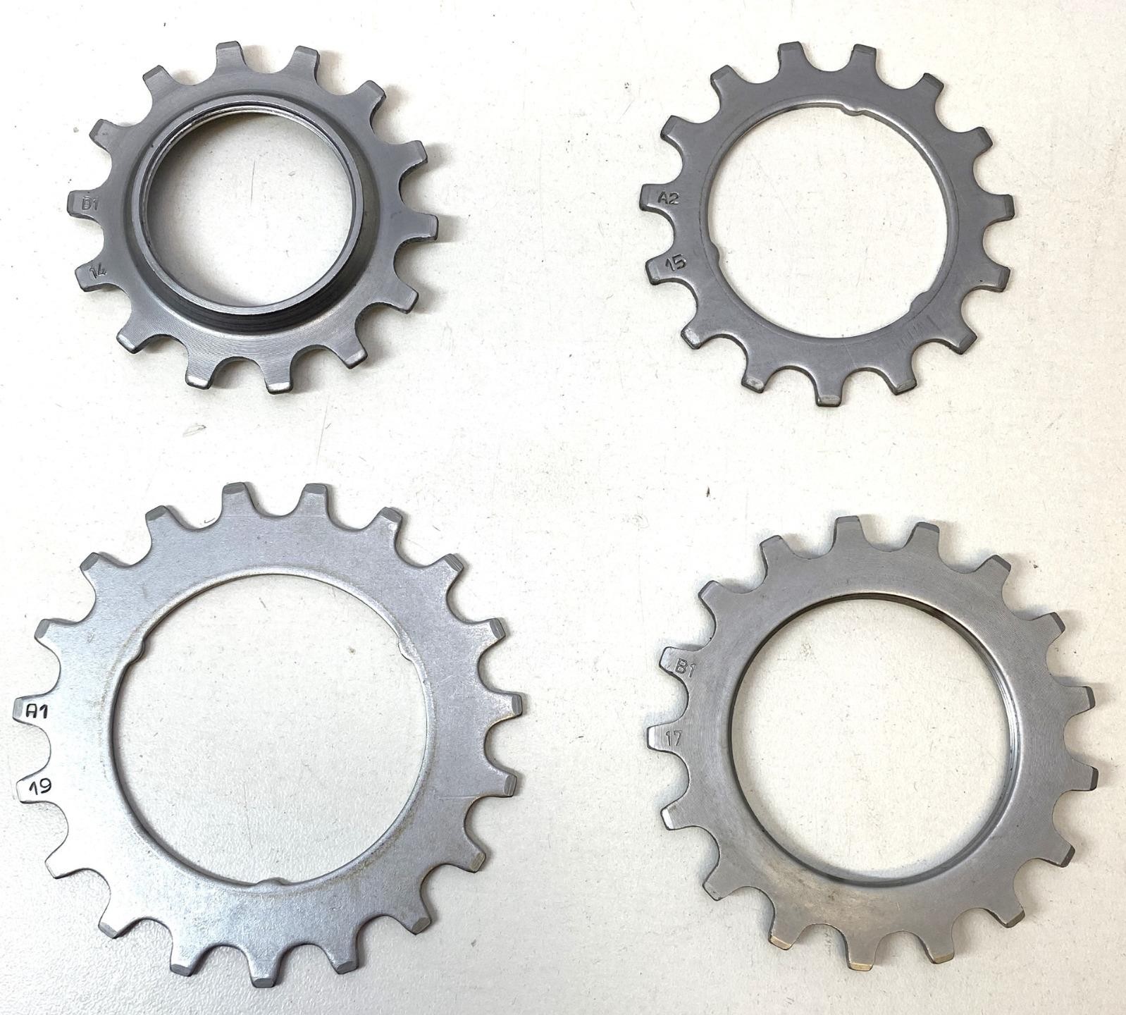 NOS vintage REGINA CX  bicycle FREEWHEEL COGS 14 15 17 19