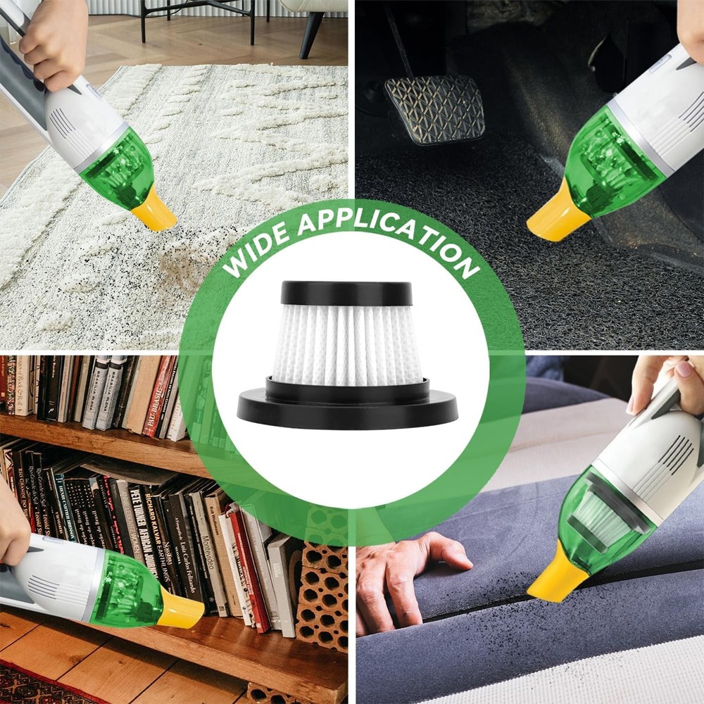 8 Pack Duck Vacuum Filters Replacement: for Horsepower Duck Vacuum Cleaner