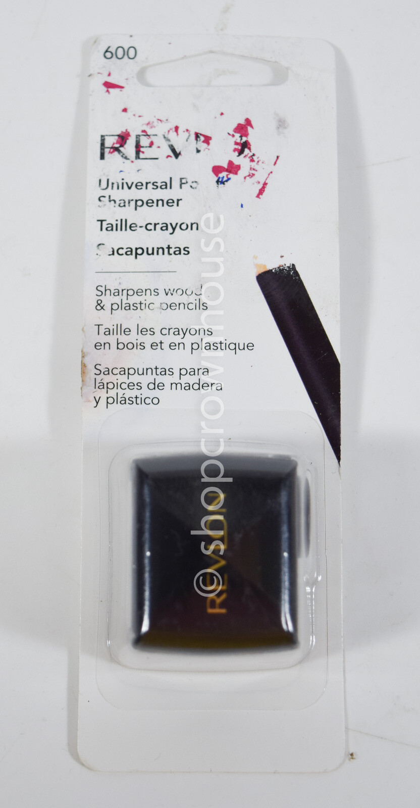 Revlon Universal Points Sharpener for Wood & Plastic Eyeliner/Lipliner Pencils