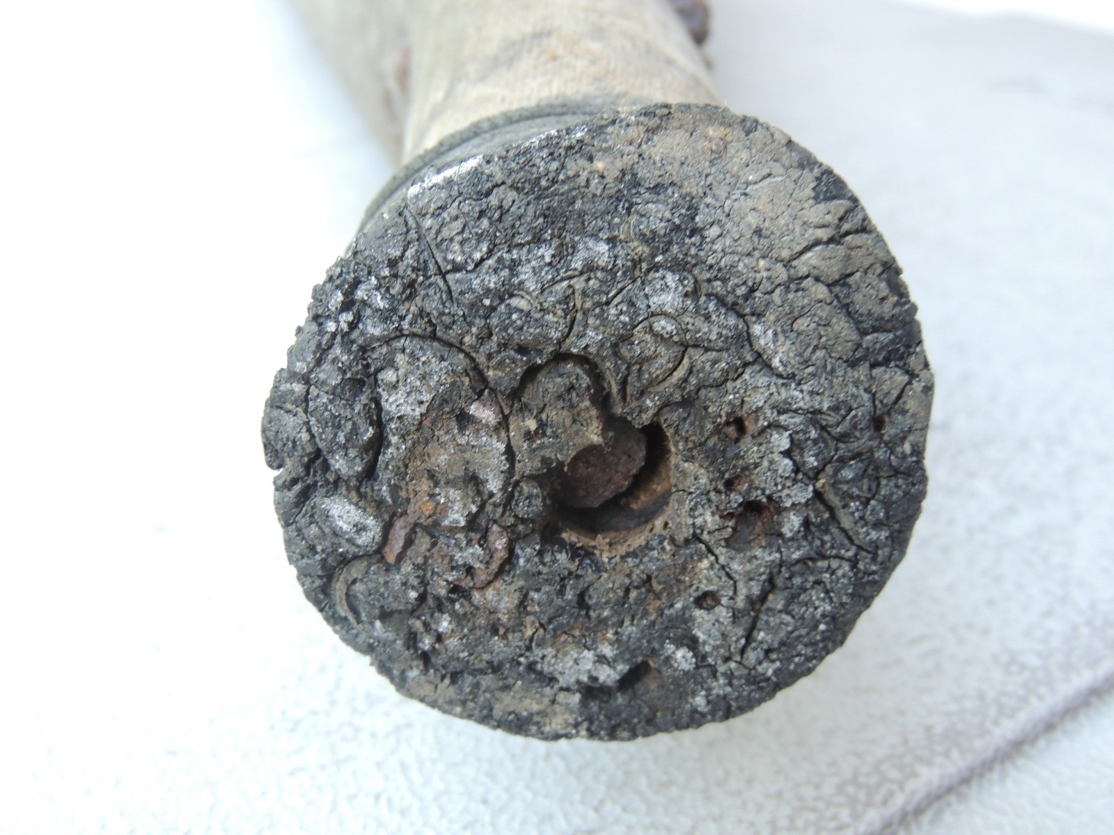 Antique Prosthetic Peg Leg Civil War Era 1860's w/ Leather Straps, 38" Tall