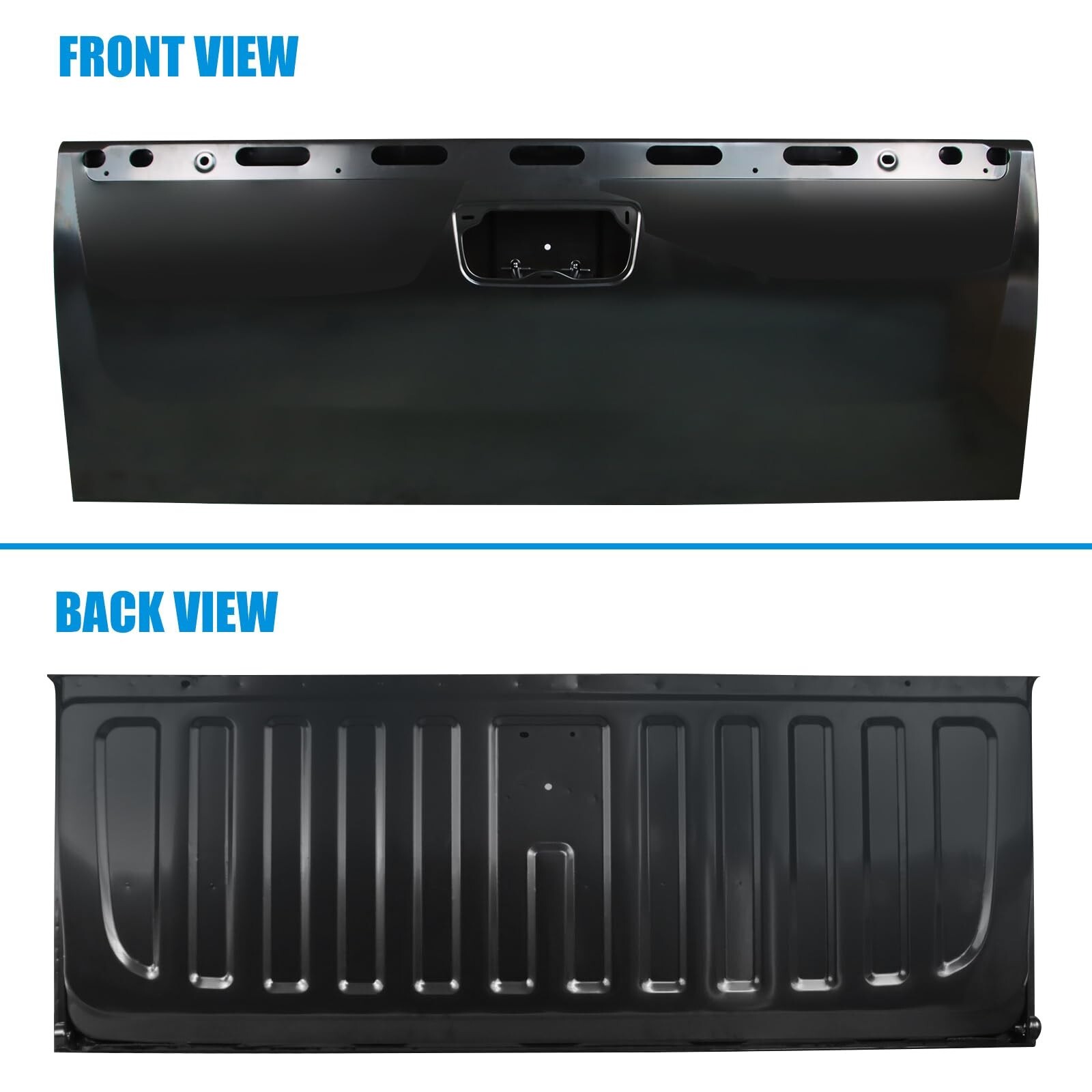 New Steel Tailgate Assembly for 2009-2018 Ram 1500 2500 3500 Pickup Tail Gate