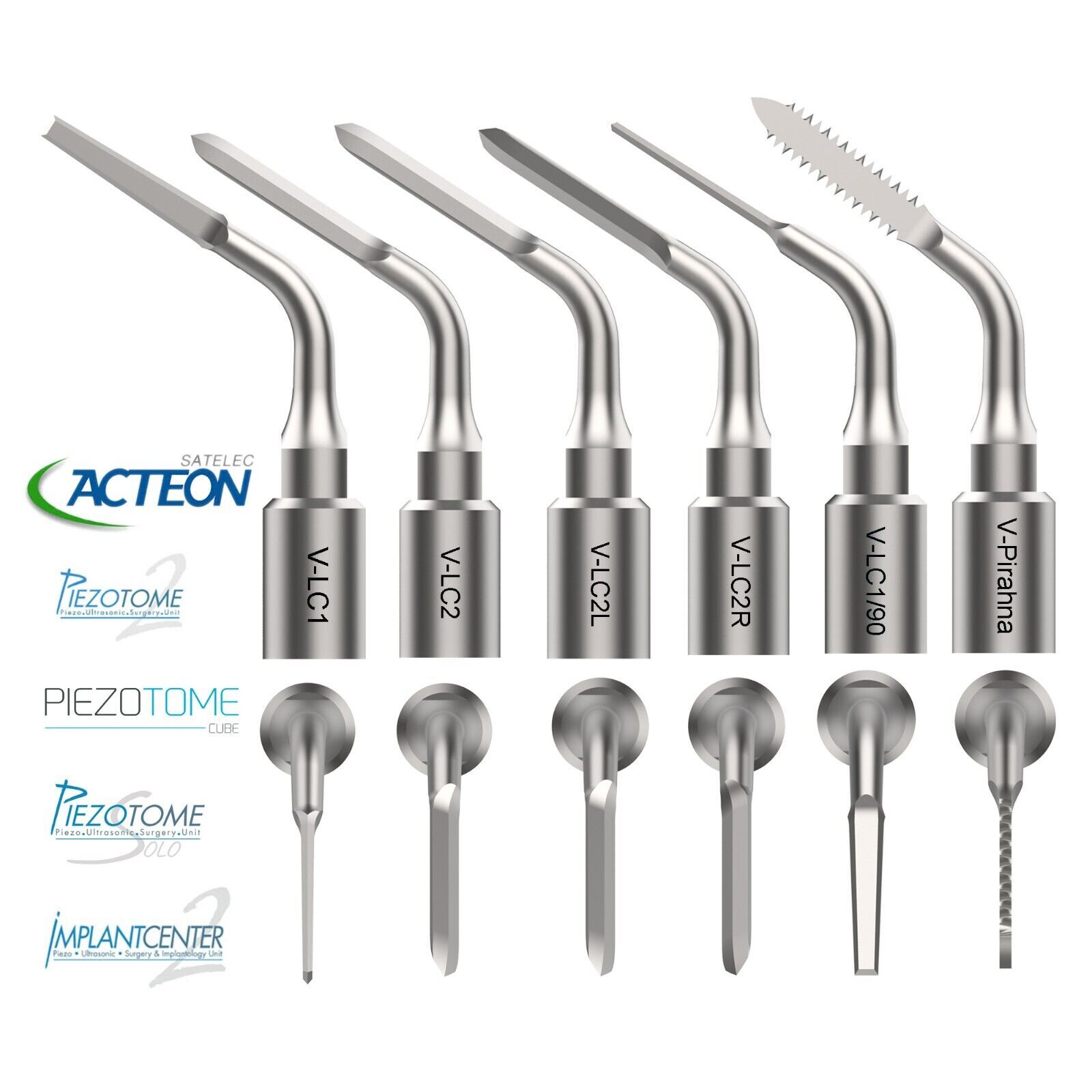Dental Ultrasonic Extraction Tips Fit Acteon Satelec Piezotome 2 Cube Solo LED