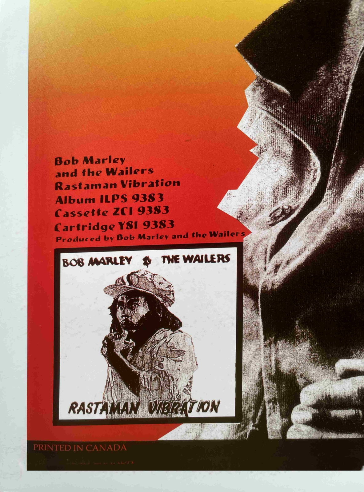 BOB MARLEY AND THE WAILERS ON TOUR United Kingdom 1976 by Bob Masse Includes COA