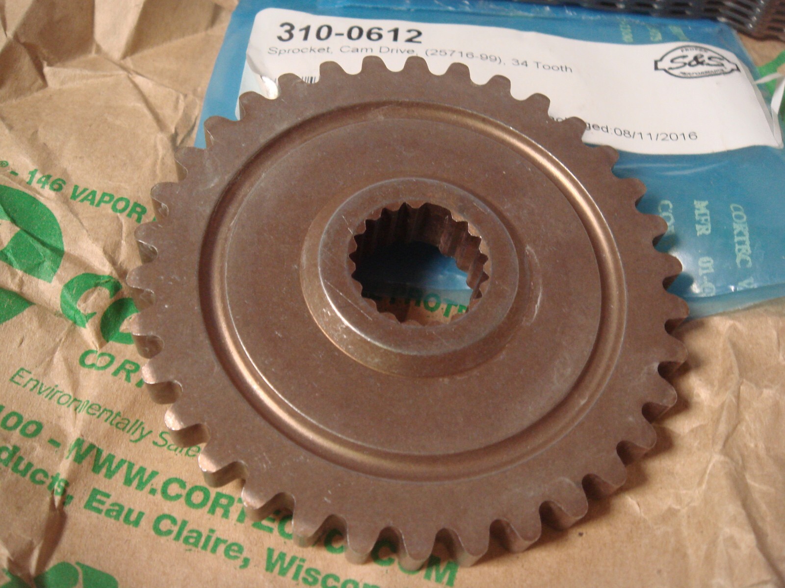 Harley TC (3) Cam Drive 34 Tooth, Primary Chain, Crank Sprocket S&S Cycle S4