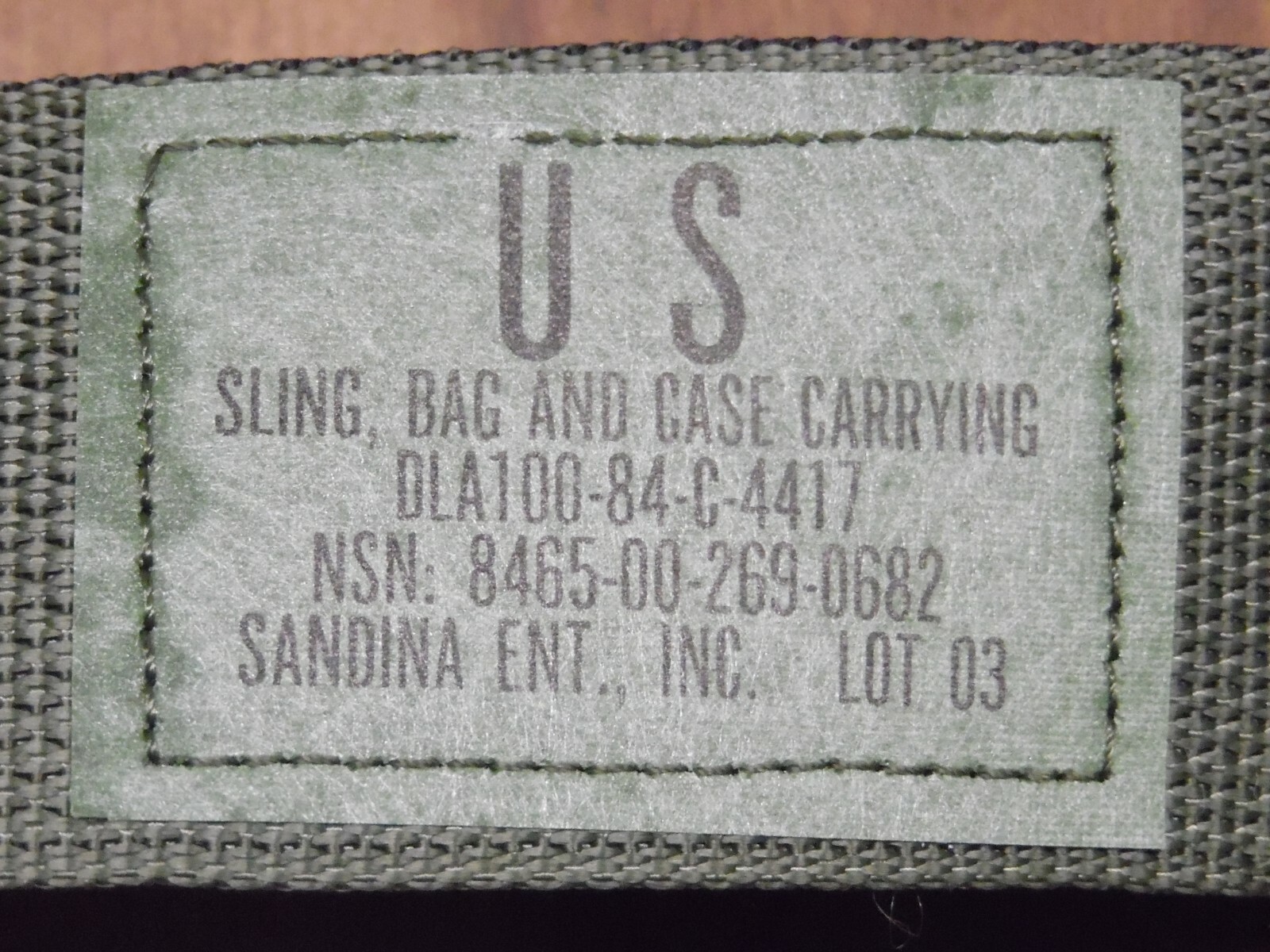 General Purpose Sling / GP Strap OD USGI NOS
