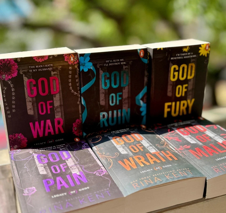 Rina Kent 6 Book Set | Legacy of Gods Series Paperback | English
