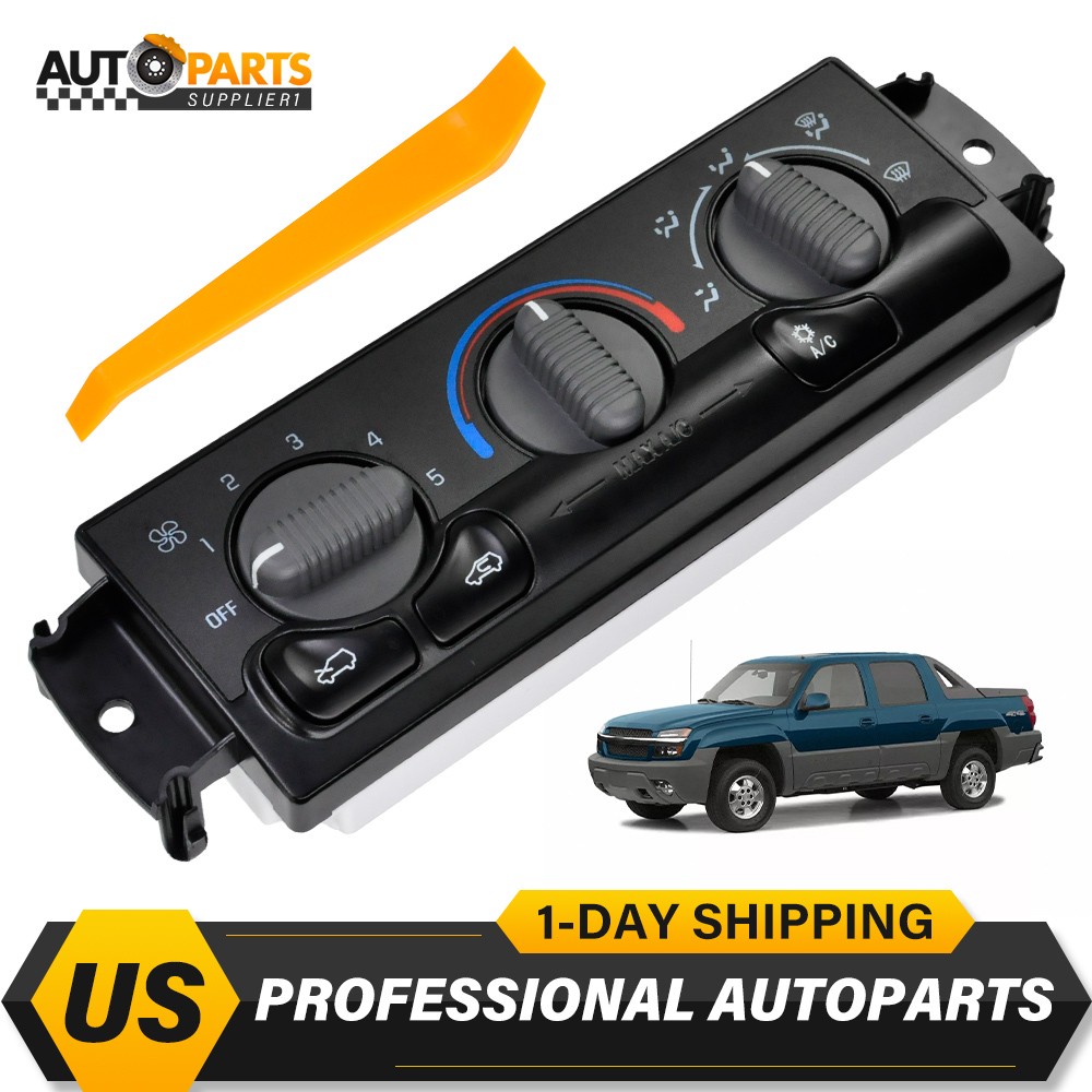 A/C Heater Climate Control Switch For 1999-2002 Chevy Silverado GMC Sierra 1500