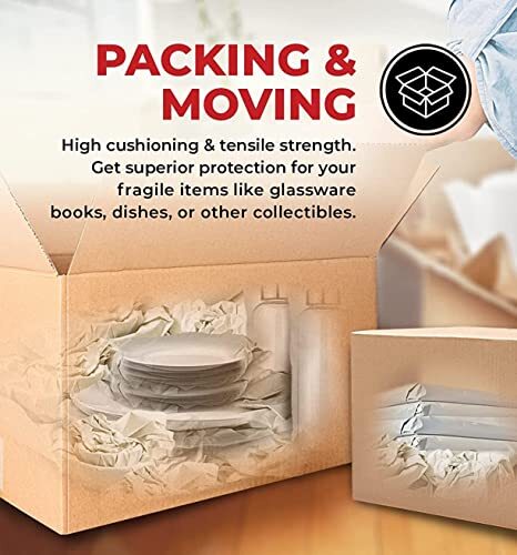 Newsprint Packing Paper Sheets for MovingShipping Box Filler Wrapping and Protec