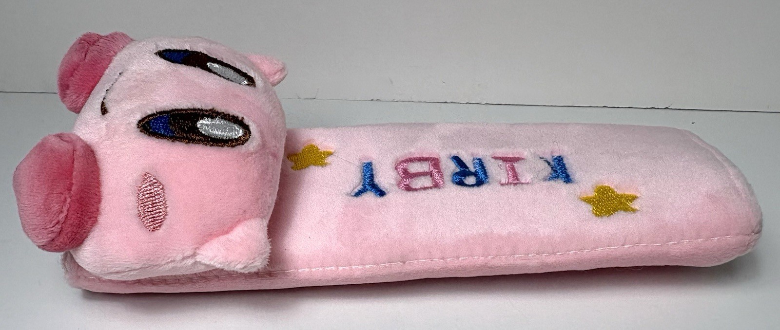 Nintendo KIRBY Plush Car Seat Belt Shoulder Cover 7 inches long 3 inches wide