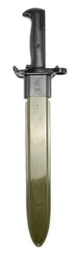 15" WWII US Army M1 Garand Bayonet Knife with Scabbard