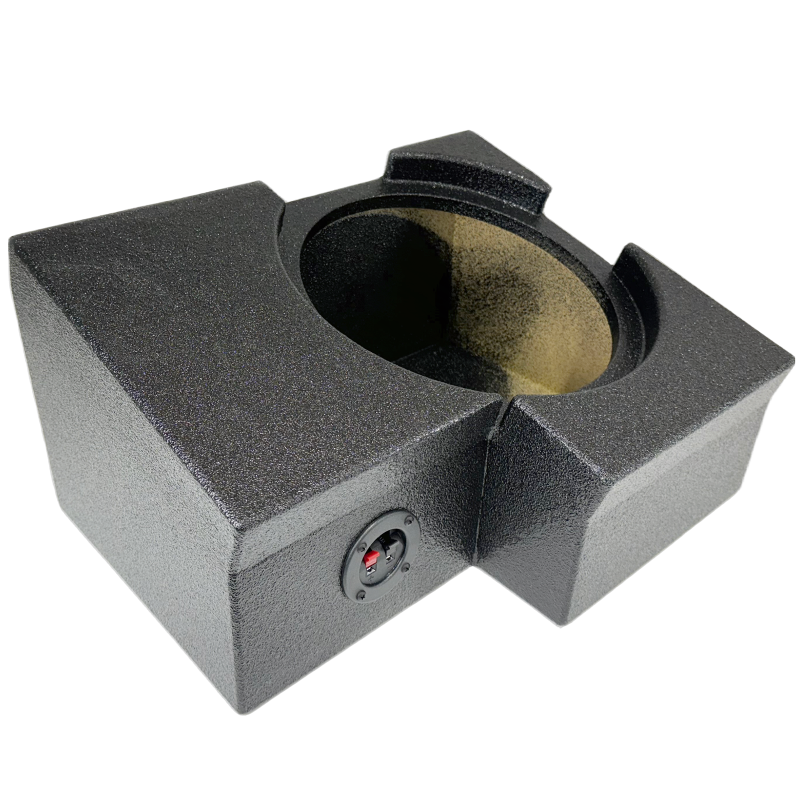 Silverado Sierra 19-24 Crew Cab Subwoofer Box Enclosure Single Woofer 1x12"