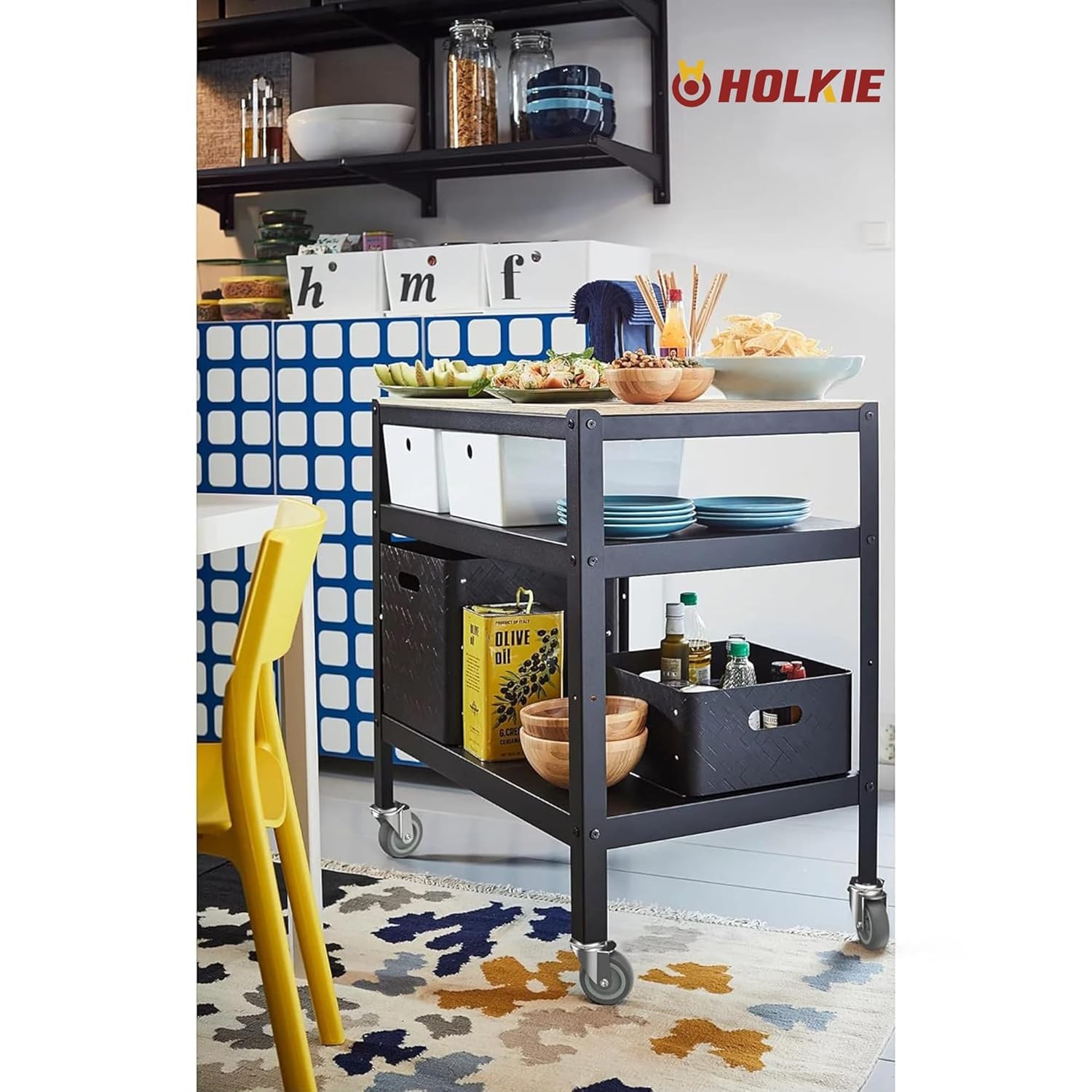 3 Inch Caster Wheels Threaded Stem Casters Set of 4 Heavy Duty Swivel Wheel