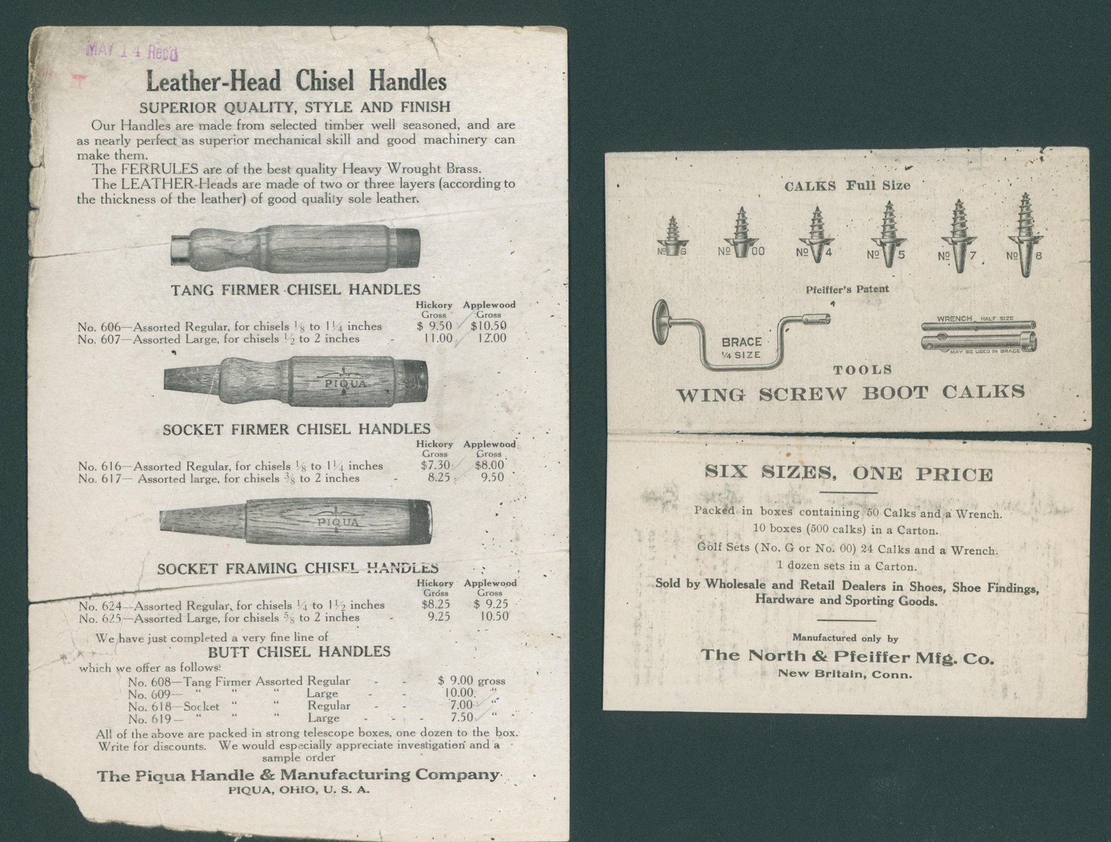 c.1910s Hardware Trade Pamphlet Lot Blacksmith Tools Drill Vise Clamp Ads Store