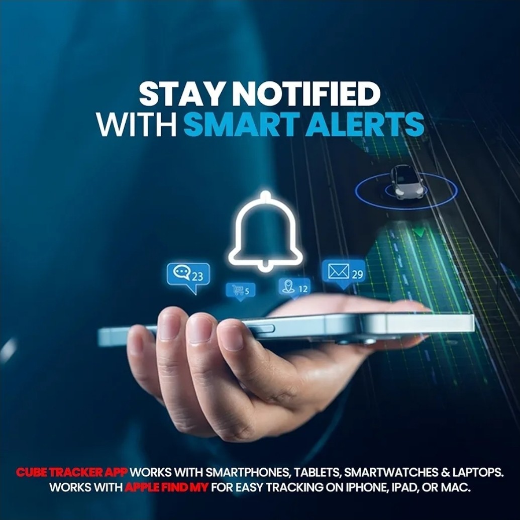 Cube GPS Pro - Universal Vehicle Tracker w/Magnetic Base / Rechargeable Battery