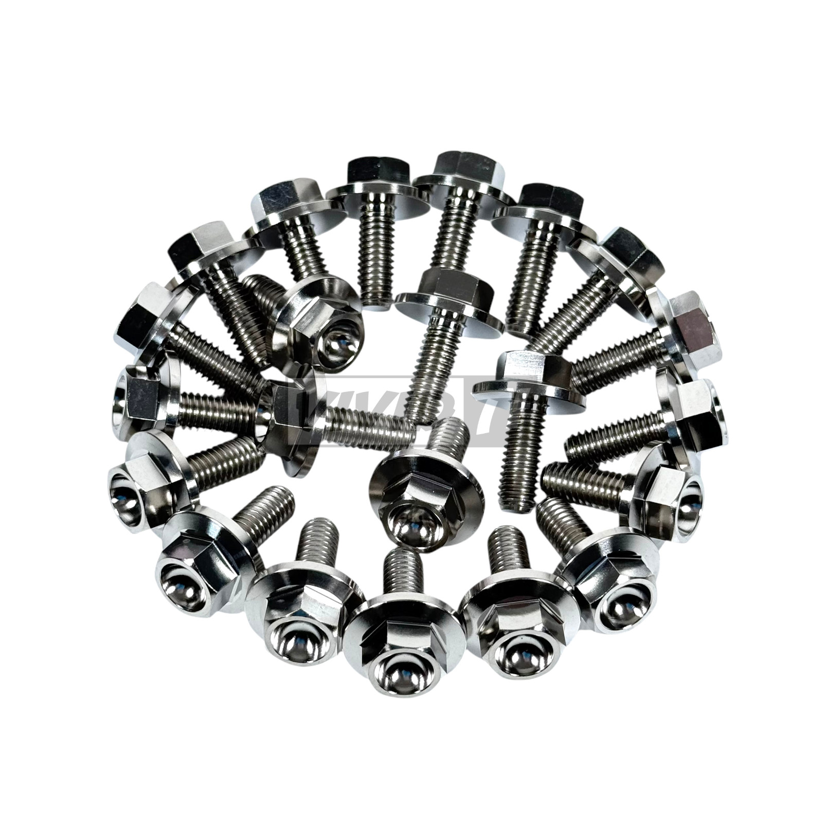 VividTi - 20 TITANIUM Engine dress up bolts m6x1.0 fenders headlight hood & More