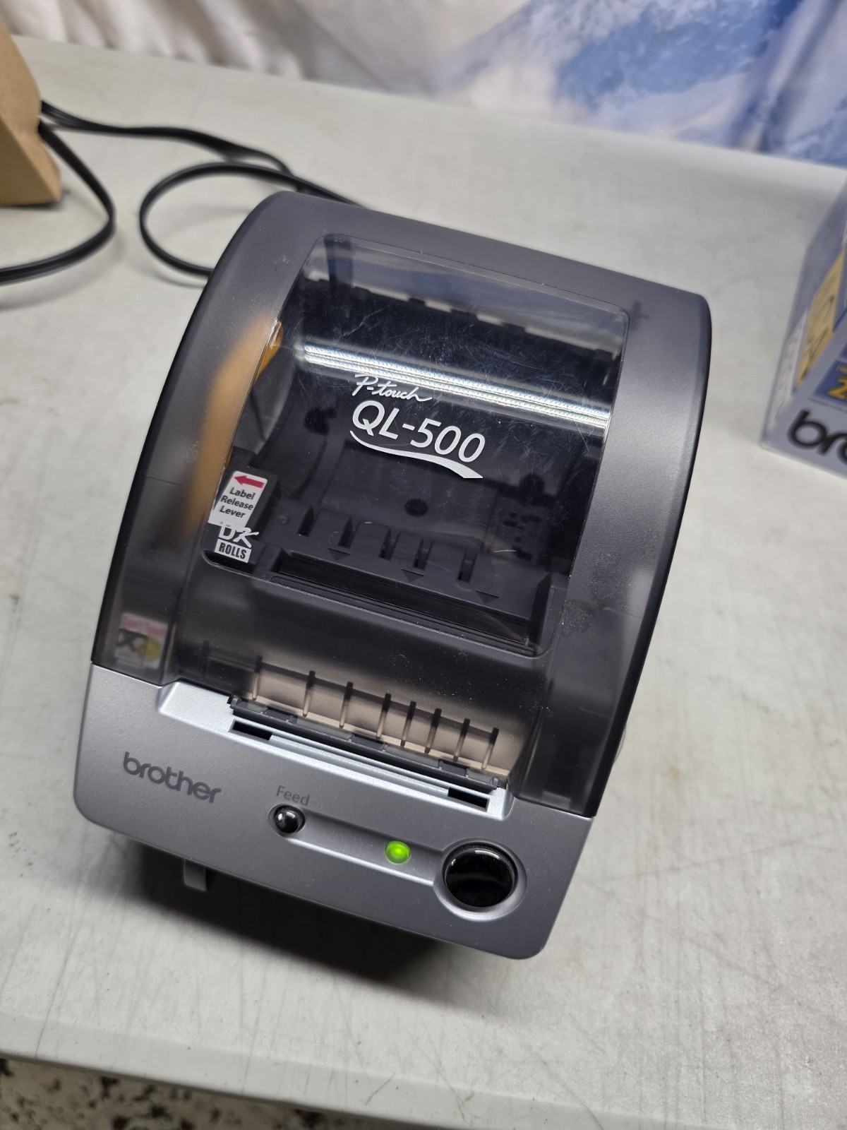 🔥 Brother P-Touch QL-500 Manual-Cut PC Label Printing System W/ Box & USB Cord