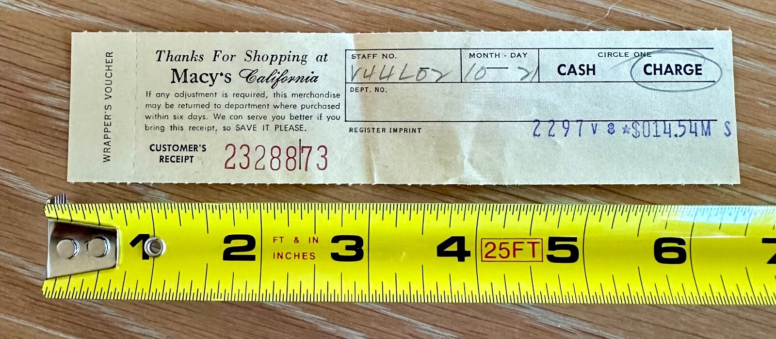 Vtg PILLBOX Hat w/ Original MACY'S Hat Box Beige Velour Tissue Sales Receipt 6"