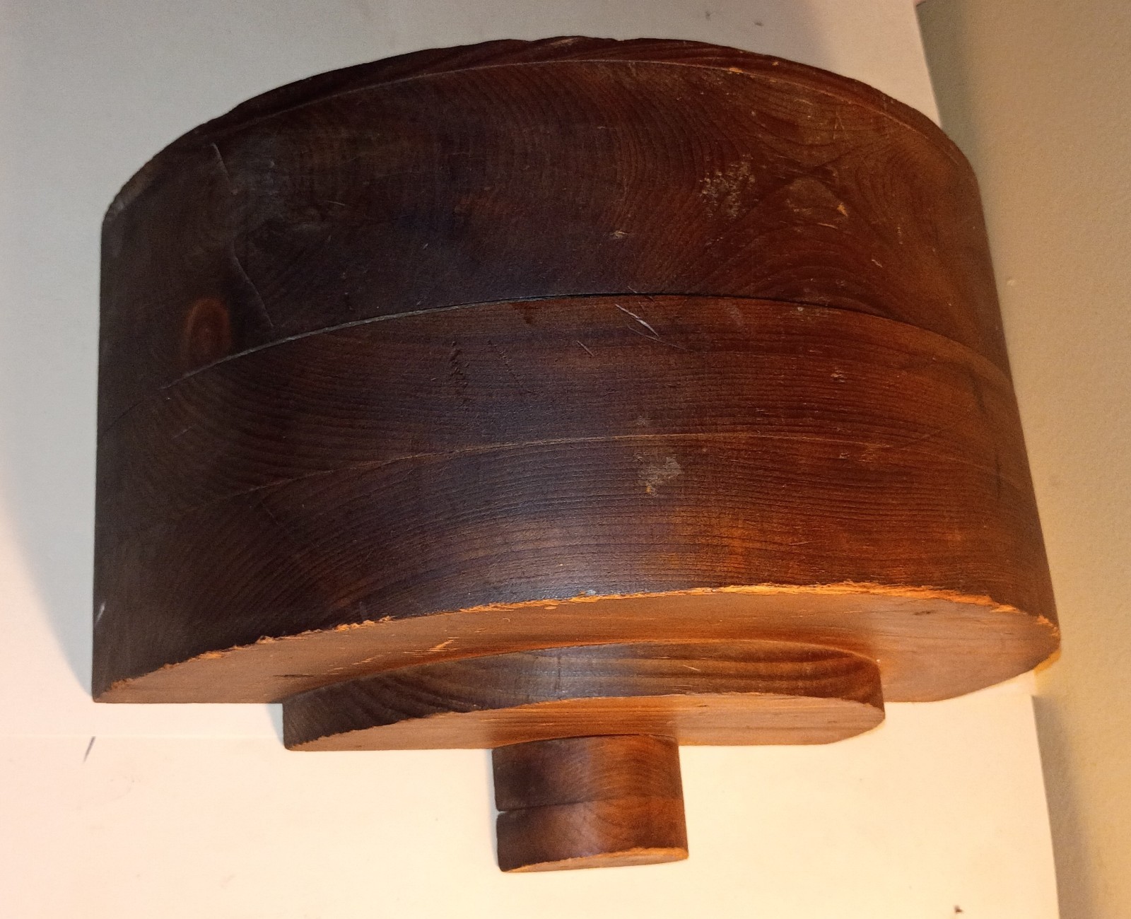 Interesting Antique Industrial Wooden Foundry Pattern Mold - C. 1920