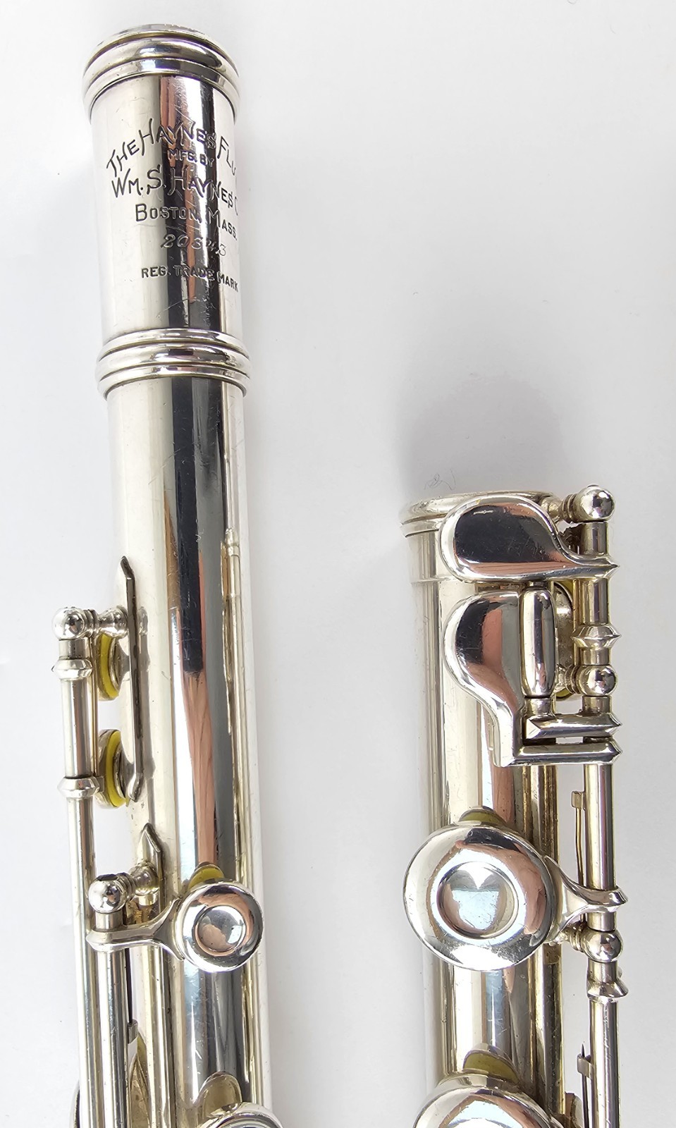 William S. Haynes Flute Boston 1949 Beautiful Tone - Nice Player