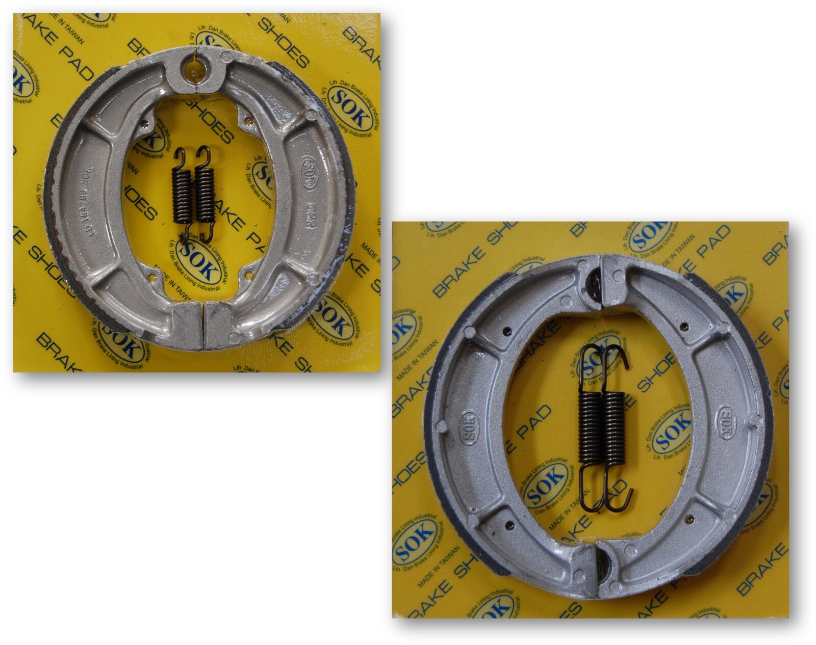 FRONT&REAR BRAKE SHOES +Springs fit YAMAHA MX 250 360 1973-1974 MX250 MX360