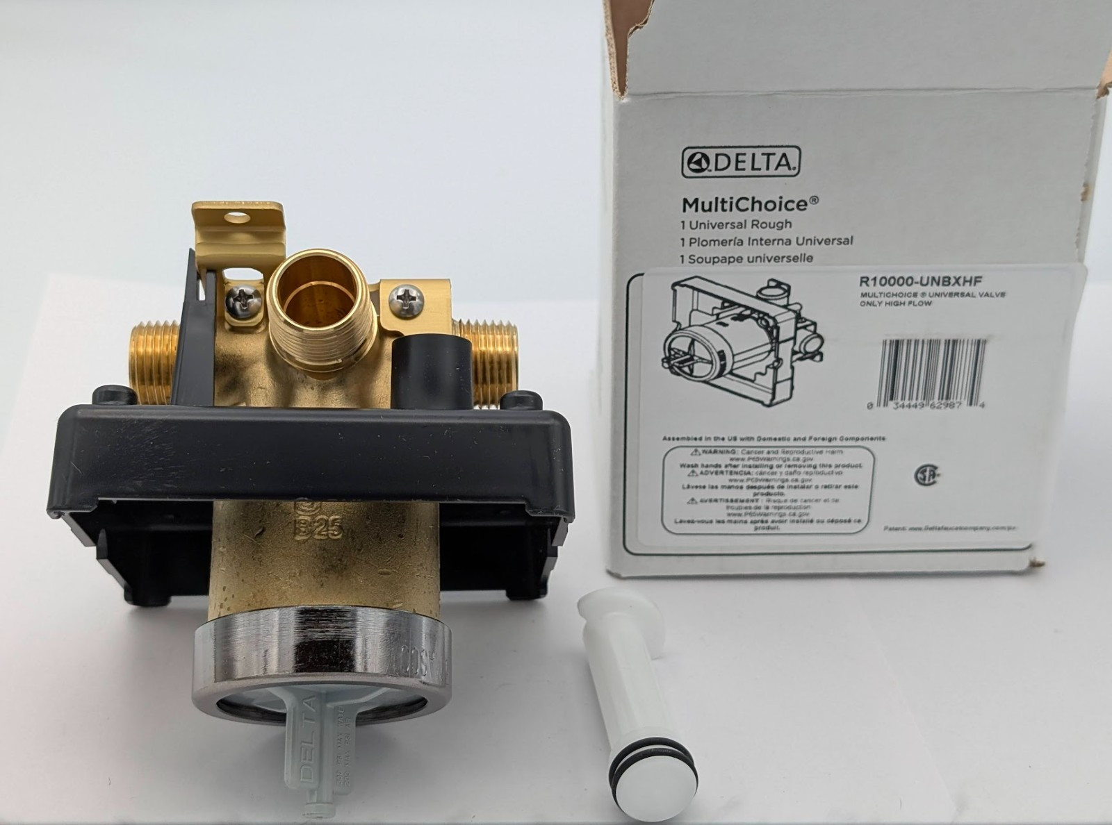 Delta R10000-UNBXHF Universal Mixing Rough-In Valve MADE IN USA! GENUINE DELTA
