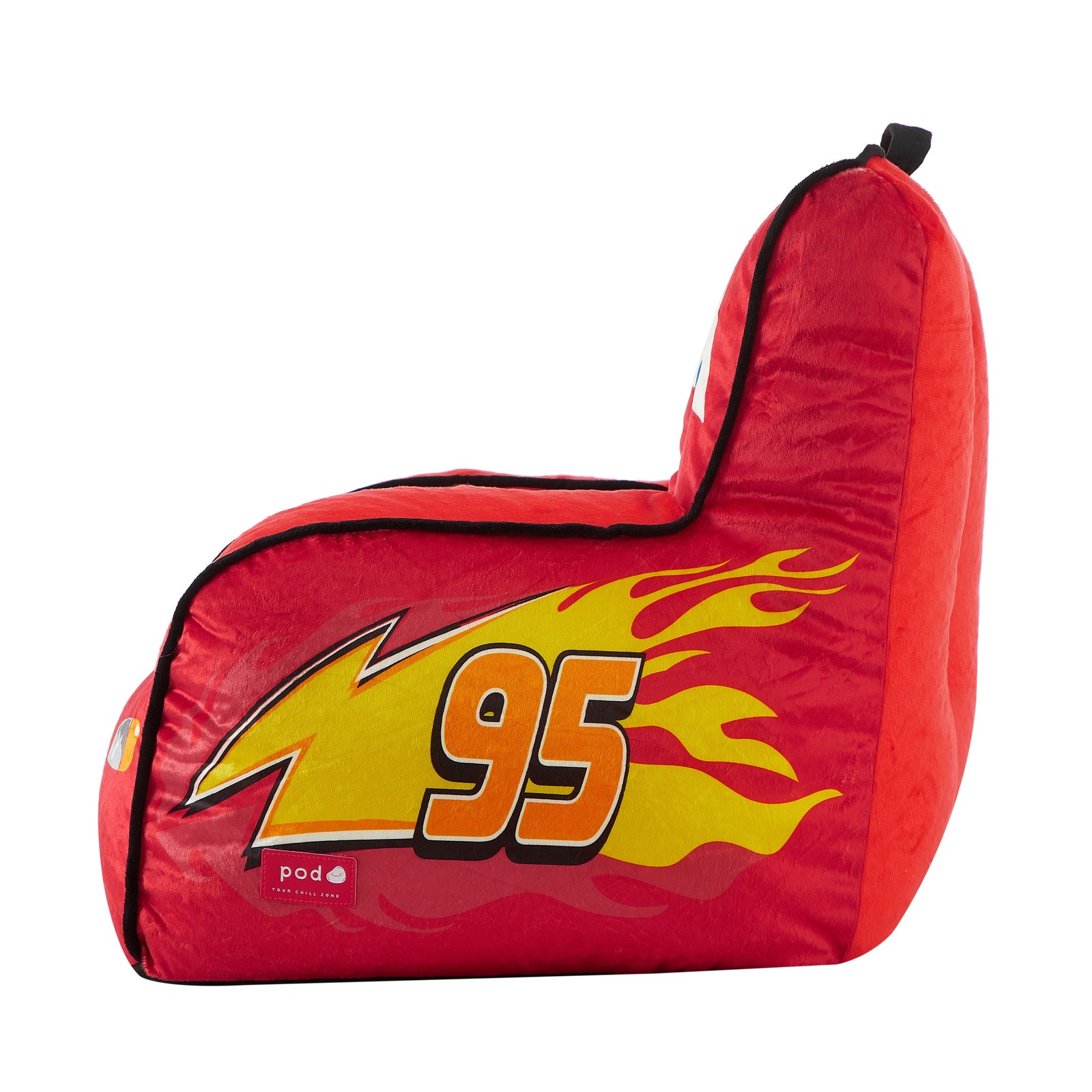 Cars 18" Toddler Square Beanbag Chair, Red