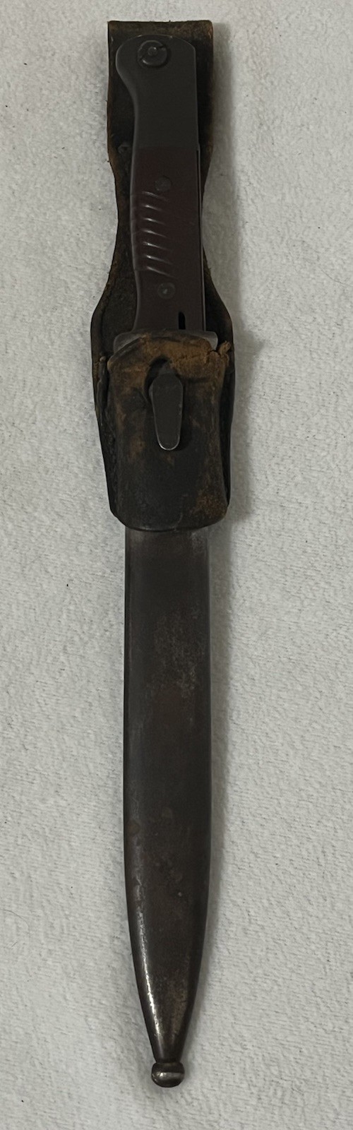 WW2 GERMAN K98 BAYONET WITH SCABBARD AND FROG