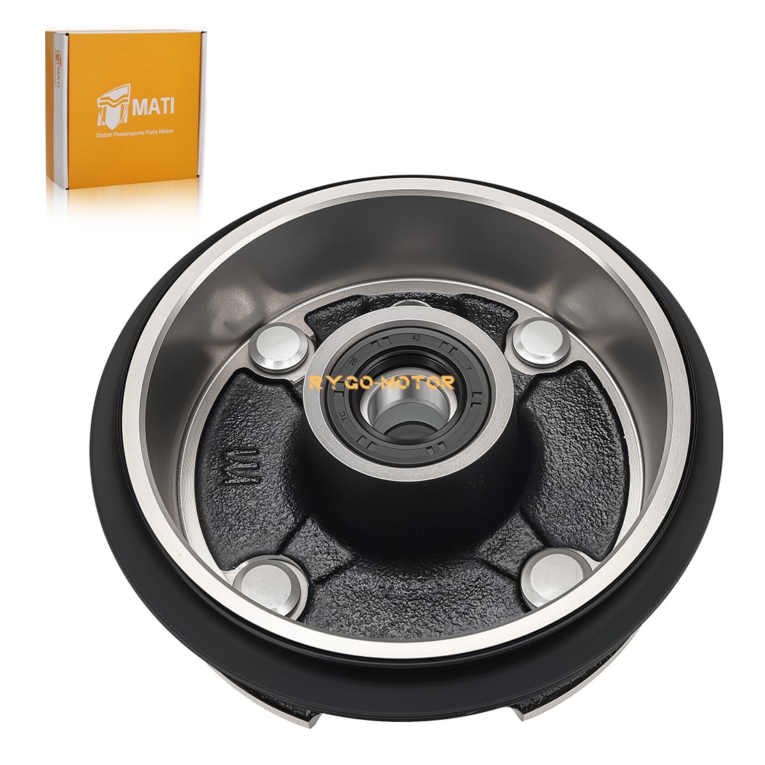 Front Brake Drum Hub for Honda TRX250 TRX250TM TRX250TE Recon 250 2x4 1997-2024