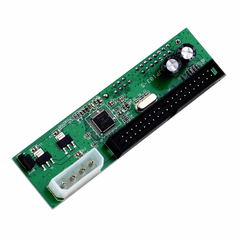PATA IDE to Serial ATA SATA Adapter Converter Card for 3.5/2.5 HDD DVD 7+15 Pin