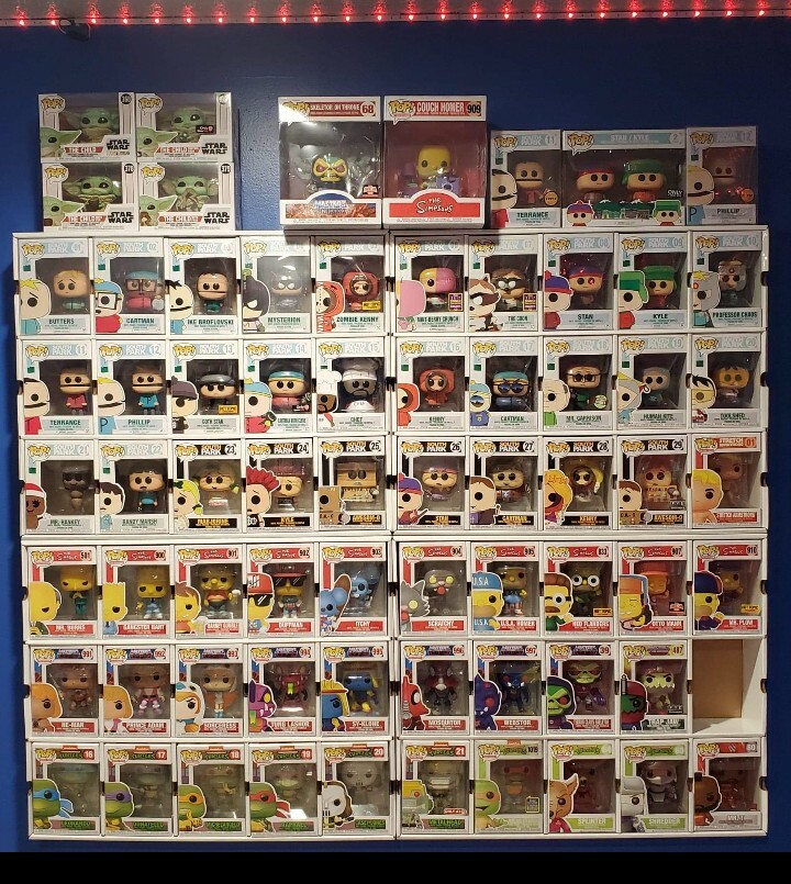 Funko Pop display case by Mk Kubbies 4-PACK Holds 48+pops